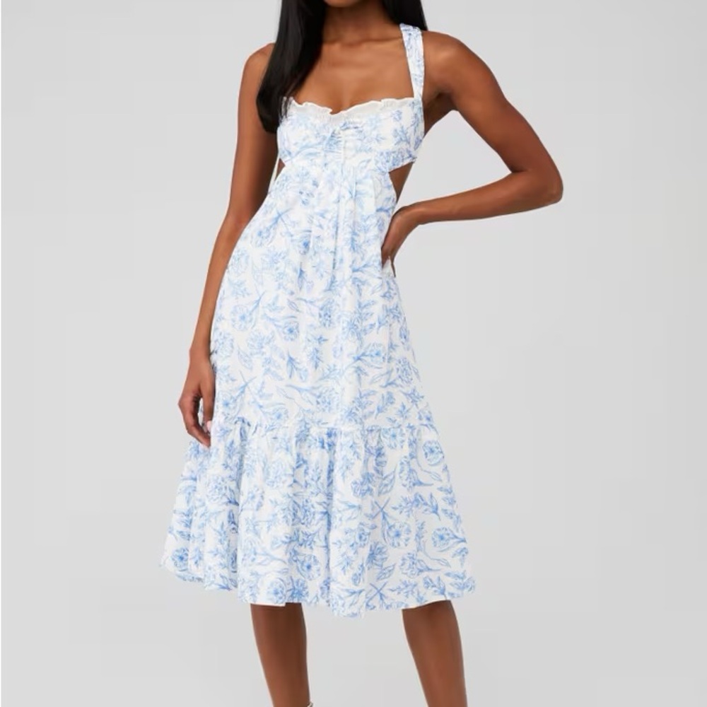 For Love & Lemons MAISIE MIDI DRESS